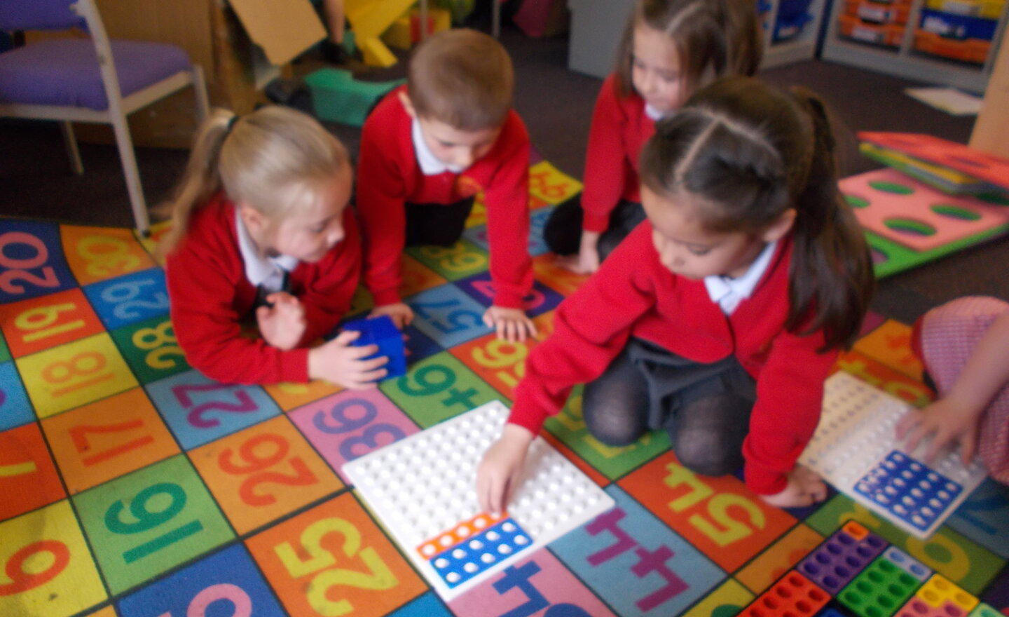 Image of Year 1 tens and ones work!